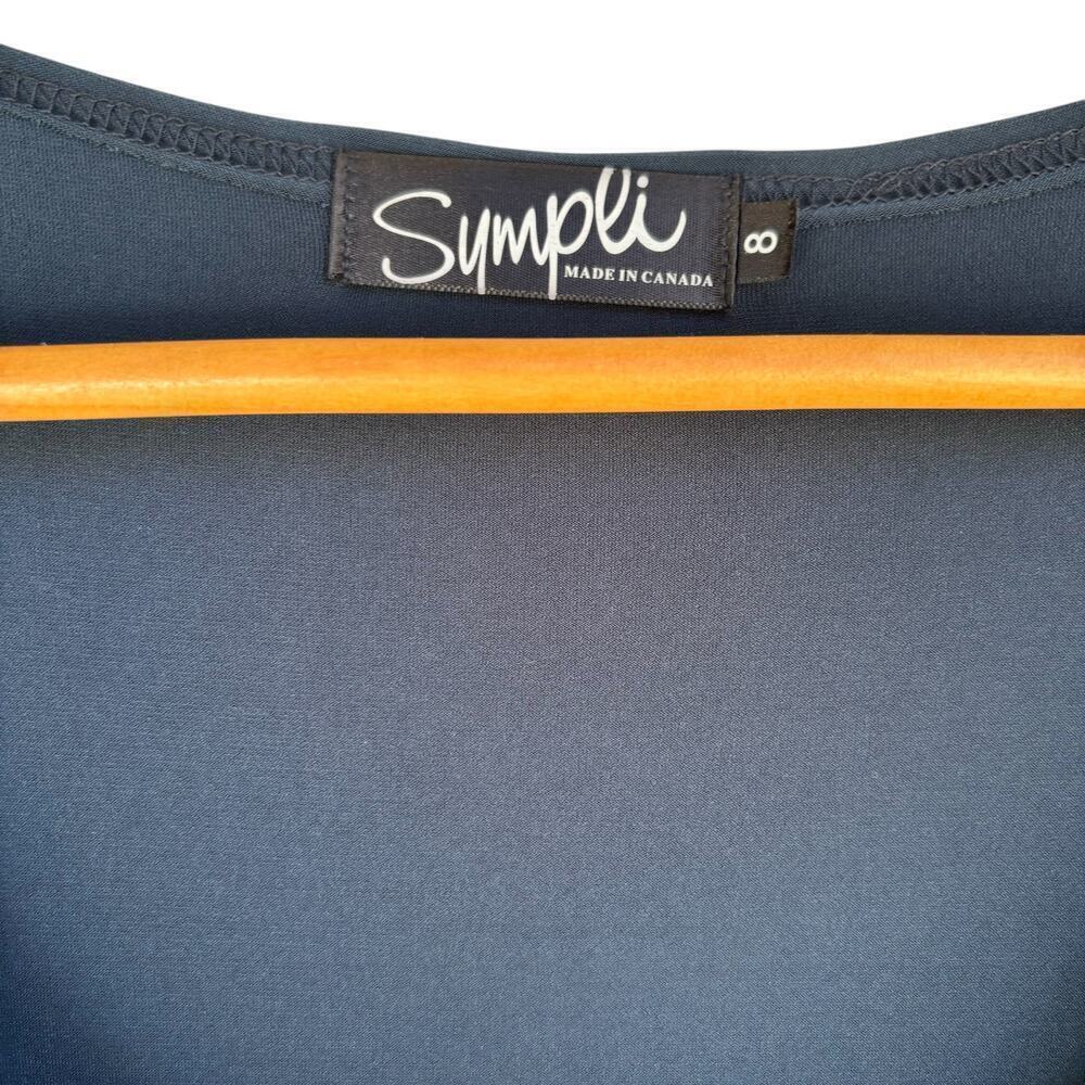 NWT Simpli Switch Dress Size 8 Stretchy Trapeze Silhouette Fit& Flare Adjustable - Picture 3 of 9